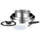 Ingenio Emotion 6 Piece Induction Non-stick Stainless Steel Cookware Set by Tefal