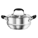 Capri + Universal Steamer with Lid Size 20cm by Baccarat