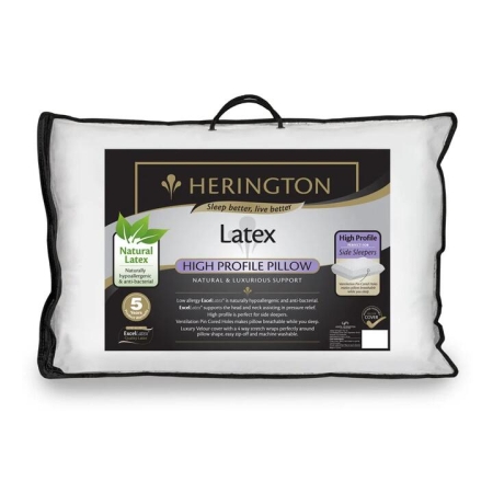 Latex High Pillow Size 16X67X43cm by Herington
