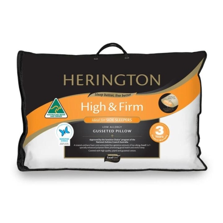 High Firm Pillow with Gusset Size 20X50X70cm by Herington