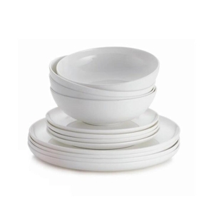 Aquis Coupe 12 Piece Dinner Set by Alex Liddy