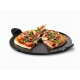 Gourmet Pizza Stone With Handles - Size 46cm in Black by Baccarat-Black