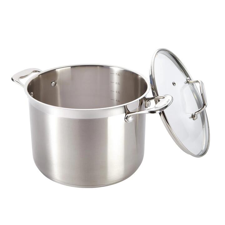 iconiX Stockpot with Lid 7.2L/ Size 7.2L/24cm by Baccarat