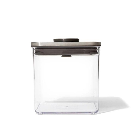 Pop 2.0 Steel Big Square Short Container 2.6L Size 16X16X16 by OXO