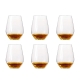 Authentis Casual 6 Piece All Purpose Tumbler Glass Set Size 460ml by Spiegelau