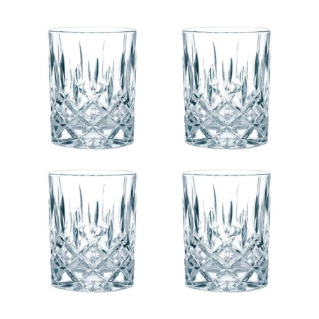 Noblesse 4-Piece Crystal Whisky Tumbler Set 295ml Size 9.8X8.2cm by Nachtmann