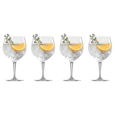 4 Piece Crystal Gin & Tonic Glass Set Size 630ml by Spiegelau