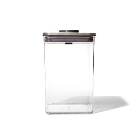 Pop 2.0 Steel Big Square Medium Container 4.2L Size 16X16X24 by OXO