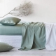Ashton Super Queen Bed Sheet Set in Green by MyHouse-Green/Super Queen