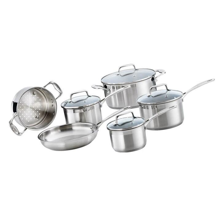 iconiX Stainless Steel 6 Piece Cookware Set Size 14X9cm by Baccarat