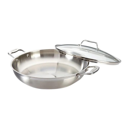 iconiX Stainless Steel Chef Pan with Lid Size 32cm by Baccarat