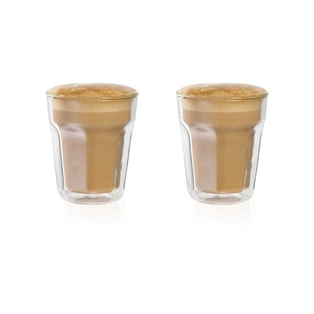 Barista Facet Double Wall Latte Glass Set of 2 Size 236ml by Baccarat