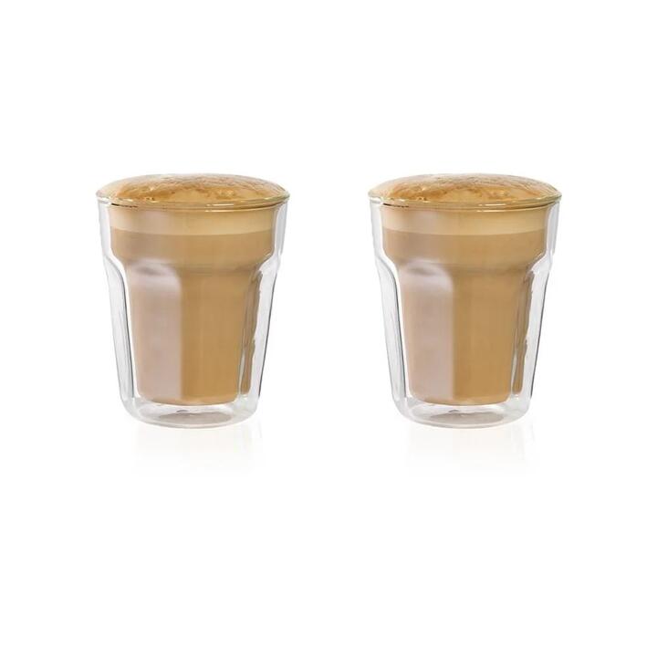 Barista Facet Double Wall Latte Glass Set of 2 Size 236ml by Baccarat