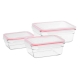 Glasslock 3 Piece Oven Safe Glass Container Set