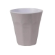 Cafe Melamine Single Tone Cup 260ml Size 8.5X8.5X9cm in White by Serroni-White