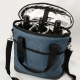 Deluxe Bottle Carrier Size 10X30X35cm in Blue by Karlstert-Blue