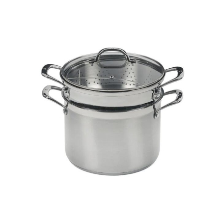 Premium Steel Induction 4 Piece Multi Pot Set Size 22x24cm by Swiss Diamond