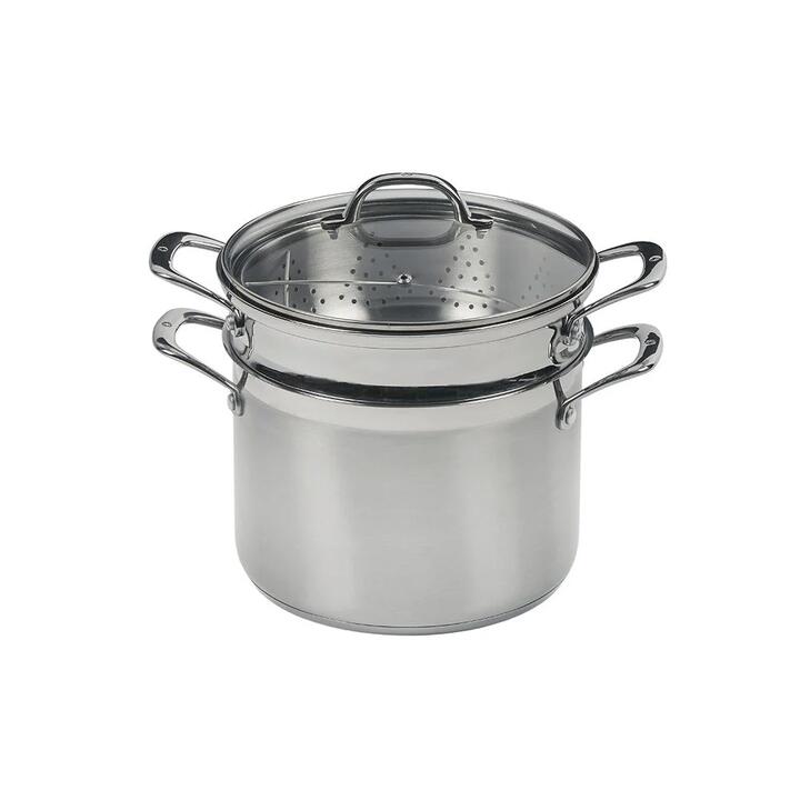 Premium Steel Induction 4 Piece Multi Pot Set Size 22x24cm by Swiss Diamond