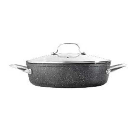 Rock Saute Pan with Lid Size 28cm by Baccarat