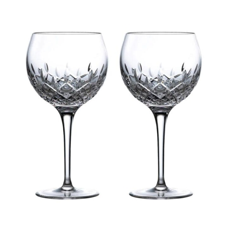 Royal Doulton R&D Collection Highclere Pair of Crystal Balloon Glasses