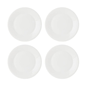 1815 Pure Set of 4 Side Plates Size 23cm in White by Royal Doulton-White