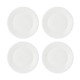 1815 Pure Set of 4 Side Plates Size 23cm in White by Royal Doulton-White
