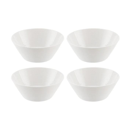 1815 Pure Set of 4 Cereal Bowls Size 16cm in White by Royal Doulton-White