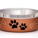 Metallic Bella Dog Bowl Copper Size Small by Loving Pets-Small