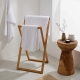 Bamboo Folding Towel Rail Size 45X40X86cm by MyHouse