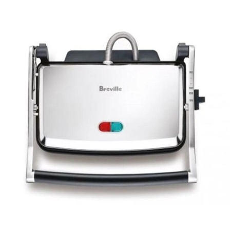 The Toast and Melt Sandwich Press 2 Slice Polished Chrome by Breville