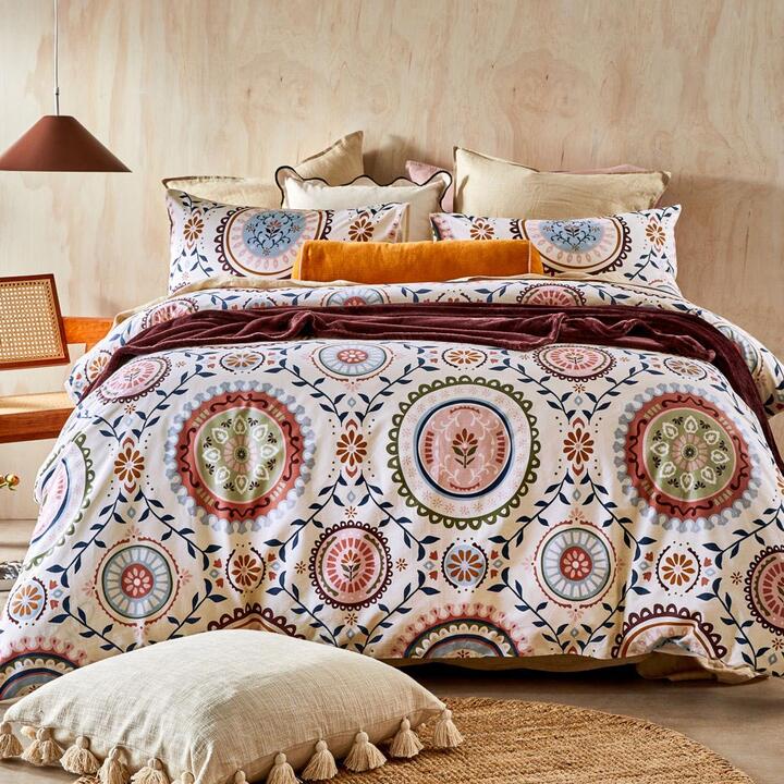 MyHouse Sophia Quilt Cover Set-Queen