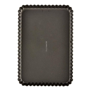 Rectangular Loose Base Fluted Pan Size 31cm by Soffritto