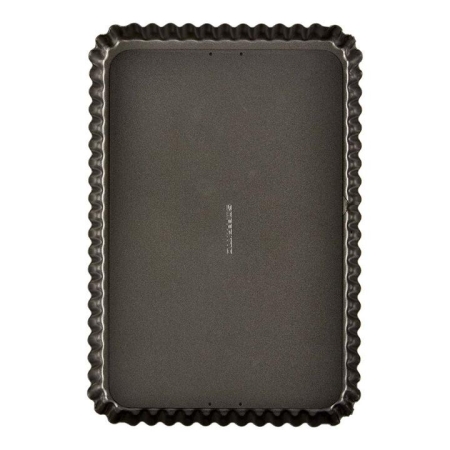 Rectangular Loose Base Fluted Pan Size 31cm by Soffritto