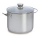 Gourmet 7.6L Stainless Steel Stockpot with Glass Lid Size 24X18cm by Baccarat