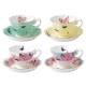 Miranda Kerr for Set of 4 Teacups & Saucers Size 7X9cm by Royal Albert