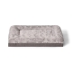 Snooza Ultra Comfort Lounge Frost Grey Dog Bed-Medium