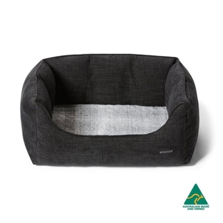 Ortho Nestler Dog Bed Large Size 115X85X35 in Black by Snooza Pet Products-Black/Large