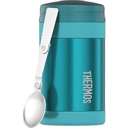 Vacuum Insulated Food Jar 470ml Teal Size 8.9X8.9X16.2cm by Thermos