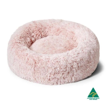 Calming Cuddler Mink Dog Bed Medium Size 70x70x18cm by Snooza Pet Products-Medium