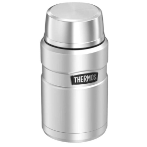 Stainless King Vacuum Insulated Food Jar 710ml Size 18.7X9.5X9.5cm in Blue by Thermos-Blue