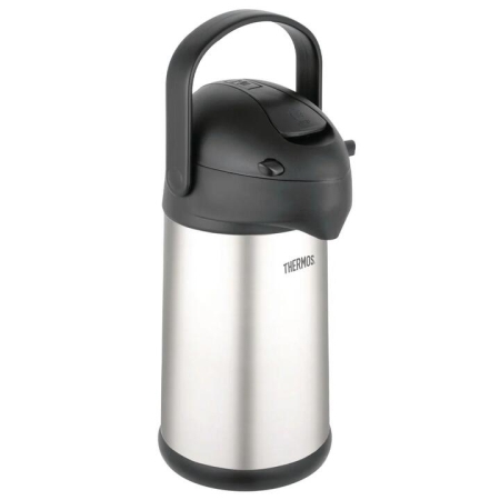 Stainless Steel Vacuum Insulated Pump Pot Size 2.5L by Thermos
