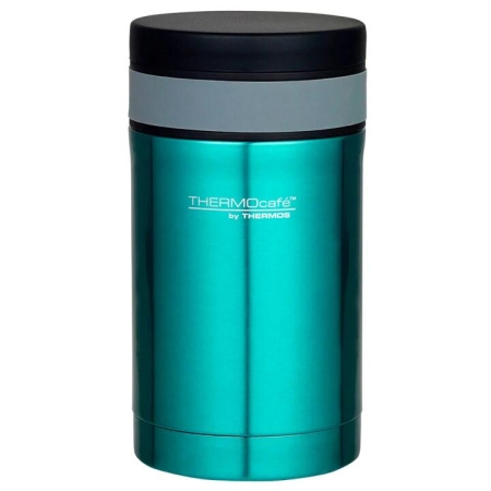 Thermo Cafe Vacuum Insulated Food Jar with Spoon - Teal Size 500ml by Thermos