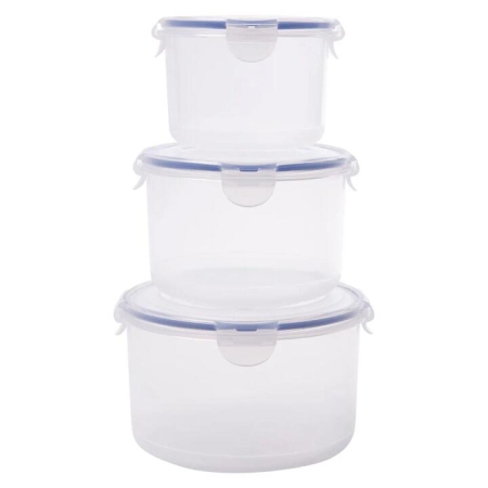 Locknlock Classic 3 Piece Round Container Set