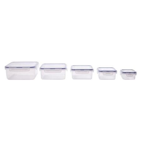 Locknlock Classic 5 Piece Square Container Set