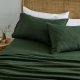 Pure European Linen Flat Sheet Musk King Size 285X260cm by MyHouse-King