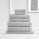Eden Egyptian Cotton 8-Piece Towel Pack Sea Holly Size 69X137cm by Royal Comfort