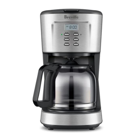 The Aroma Style Electronic Drip Coffee Maker Size 25.4X25.4X59.2cm Mesh by Breville