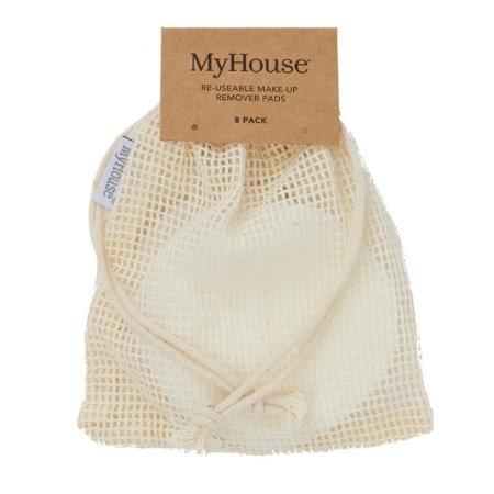 Makeup Pads 8 Pack Bamboo/Cotton by MyHouse