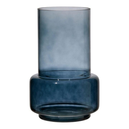 Geo Glass Vase Large Granite Size 16X25cm by Neale Whitaker