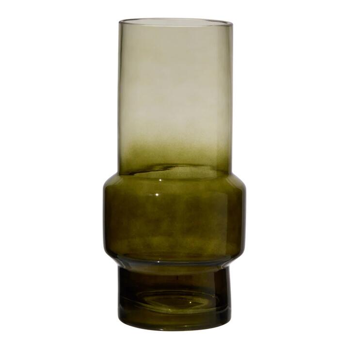 Geo Glass Vase Medium Wattle Size 12.5X25cm by Neale Whitaker